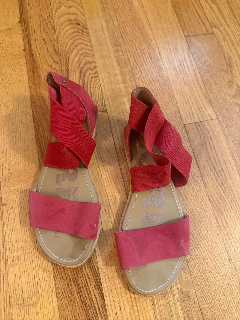 Sorel Red Women's Wrap Sandals